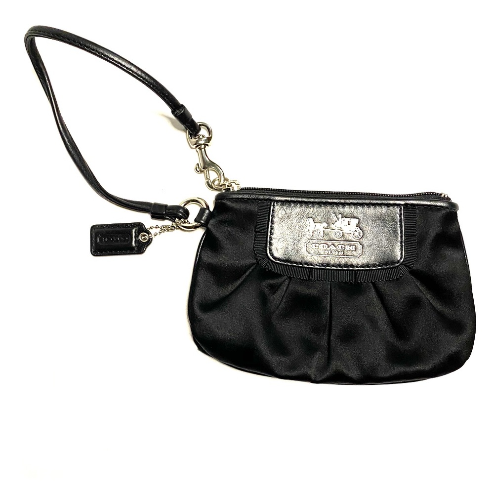 Black Coach Wristlet